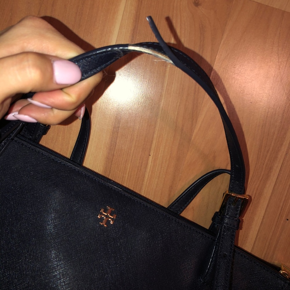 Tory Burch Tote Navy - Picture 6 of 7